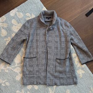 J.Crew Monochrome Knit Sweater Blazer